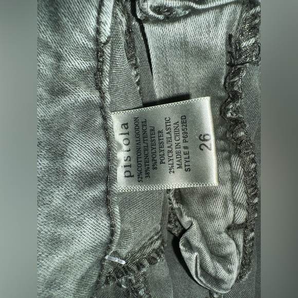 Pistola Eden olive green hunter cargo skinny jeans size 26 - Picture 7 of 11